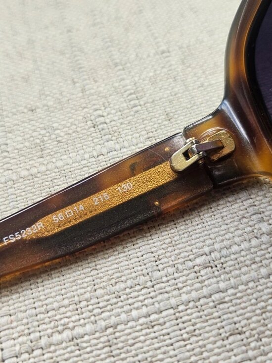 Fendi Women Sunglasses Brown Tortoise FS5232R Eyewear Shades Made in Italy main image 7